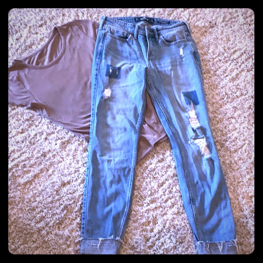 Hollister jeans & tee